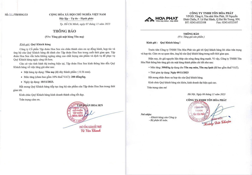 Điểm tin Thị trường Sắt thép ngày 6/11: Kỳ vọng cải thiện