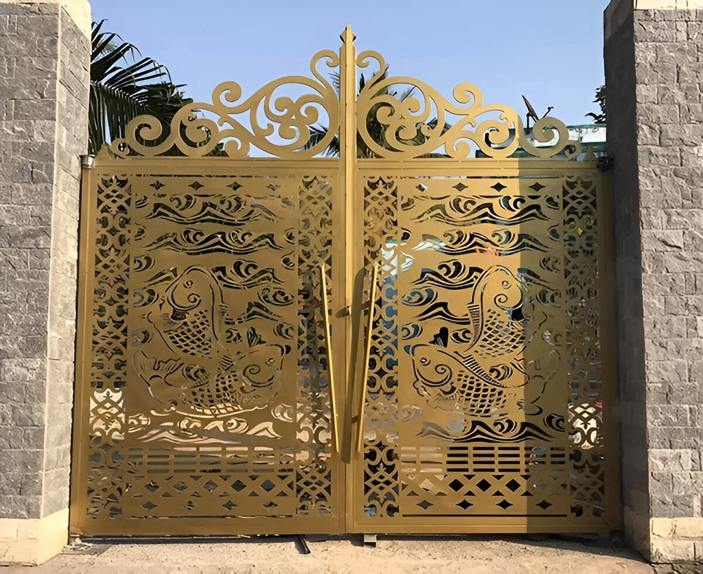 Tổng hợp các mẫu cửa thép CNC đẹp nhất 2024