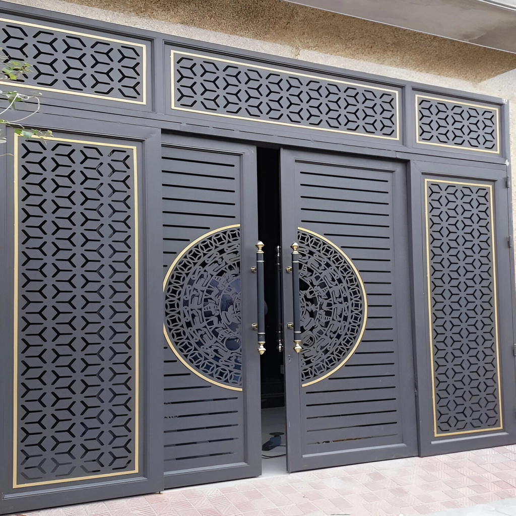 Tổng hợp các mẫu cửa thép CNC đẹp nhất 2024