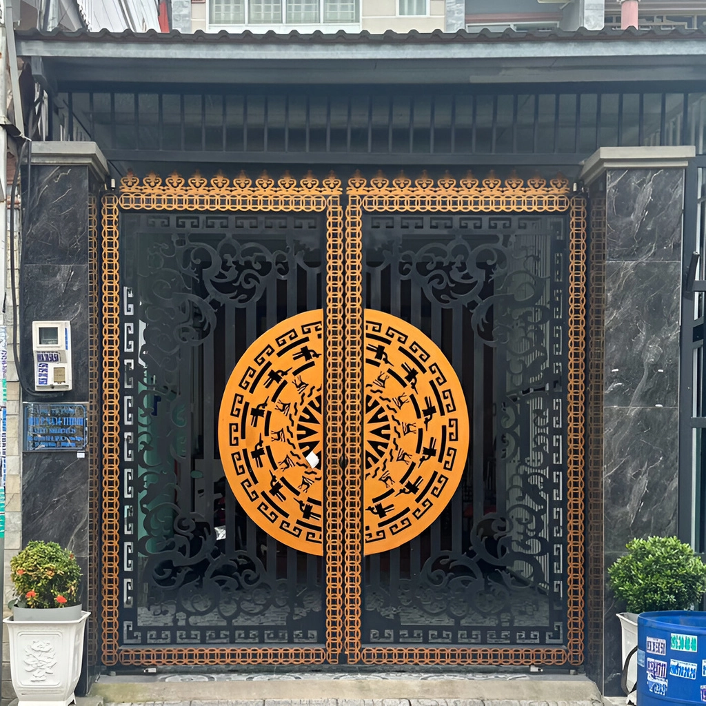 Tổng hợp các mẫu cửa thép CNC đẹp nhất 2024