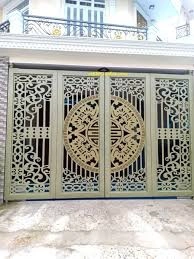 Cổng thép hoa văn CNC - KD256