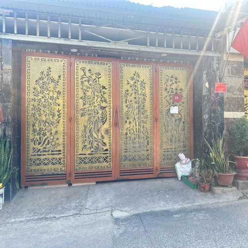 Cửa cổng thép CNC - KD199