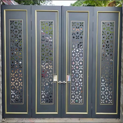 Cửa thép trang trí CNC - KD019