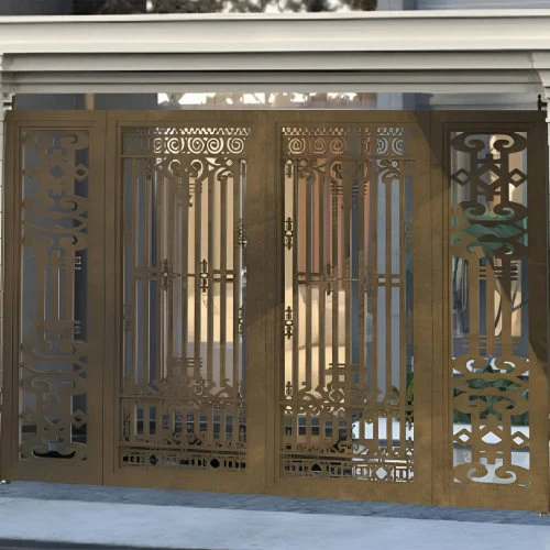 Cửa thép trang trí CNC - KD022