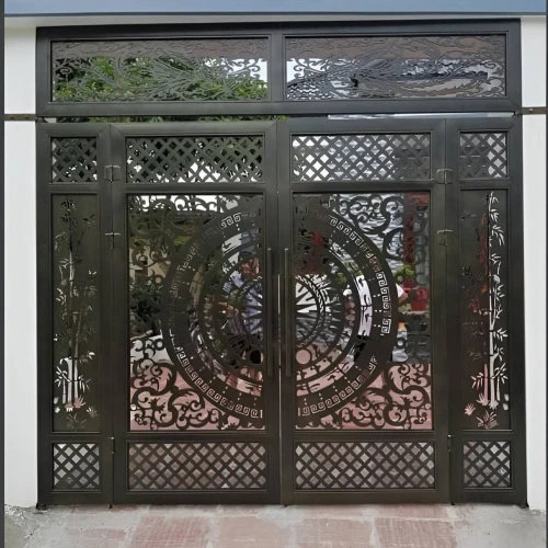 Cửa thép trang trí CNC - KD020