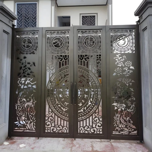 Cửa thép trang trí CNC - KD026