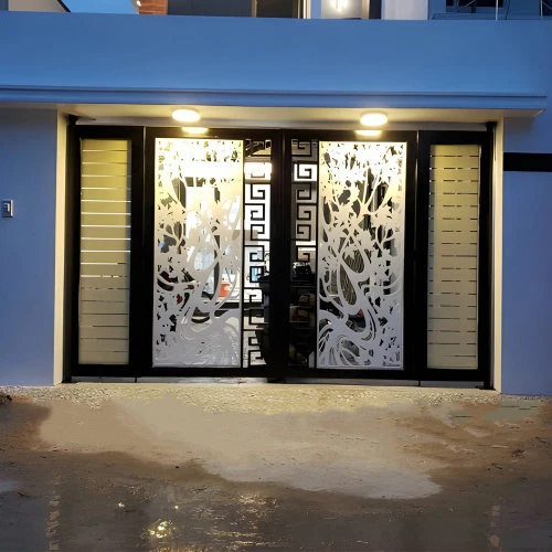 CỬA THÉP TRANG TRÍ CNC - KD033