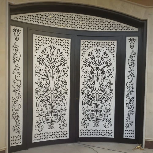 Cửa Thép Trang Trí CNC - KD061