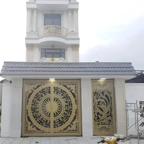 Cửa Thép Trang Trí CNC - KD081