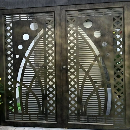 Cửa Thép Trang Trí CNC - KD098