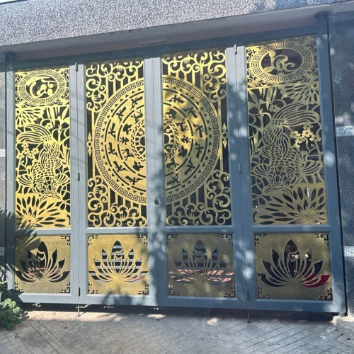 Cửa Thép Trang Trí CNC - KD176