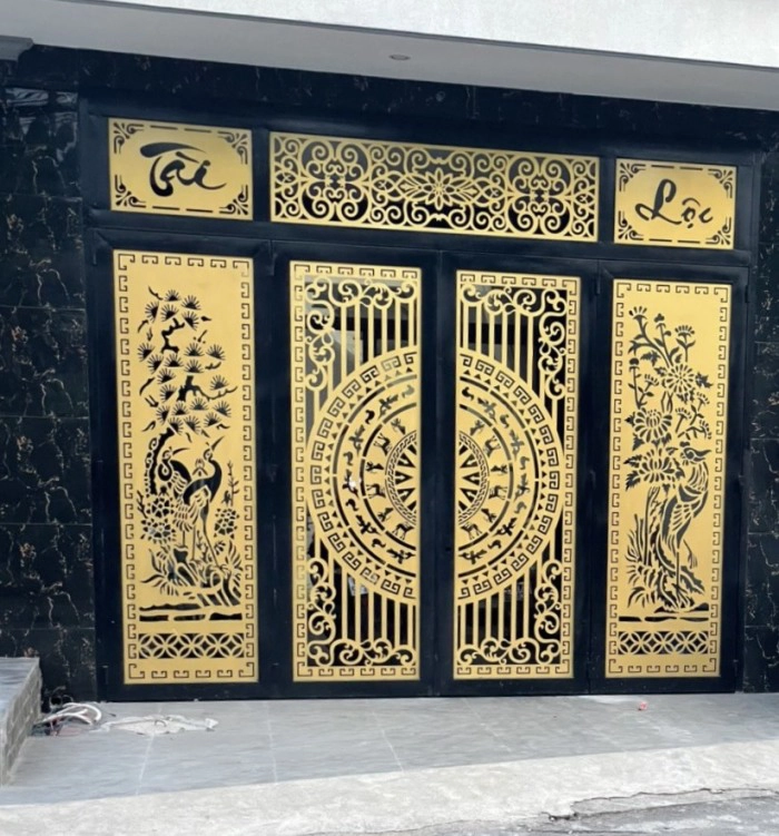 Cửa Thép Trang Trí CNC - KD178