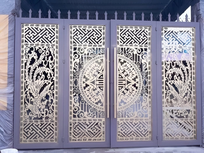 Cửa Thép Trang Trí CNC - KD203