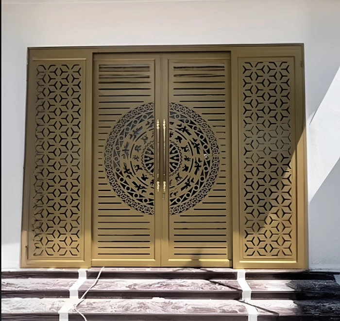 Cửa Thép Trang Trí CNC - KD207