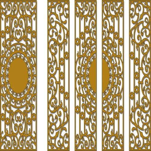 Cửa Thép Trang Trí CNC - KD047