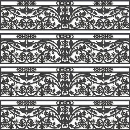 Lan Can Thép Trang Trí CNC - KD046