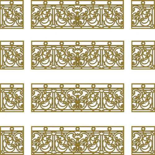 Lan Can Thép Trang Trí CNC - KD050