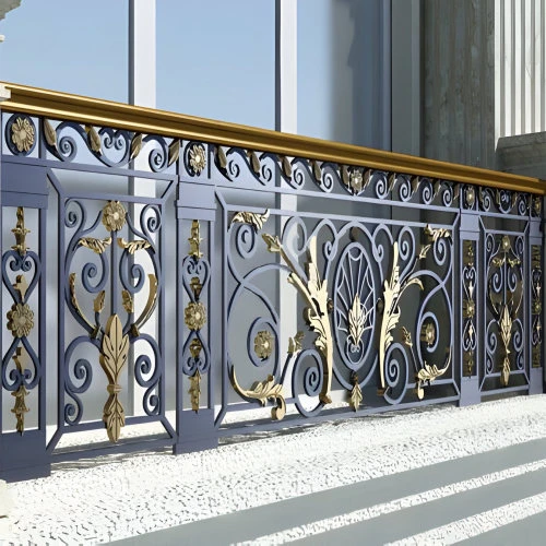 Lan Can Thép Trang Trí CNC - KD052